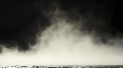 Dark Smoke and Fog Dramatic Abstract Background