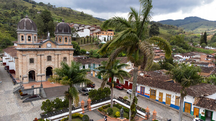 Concepcion, Antioquia, Colombia. March 13, 2025. Catholic parish located in the municipality's main...