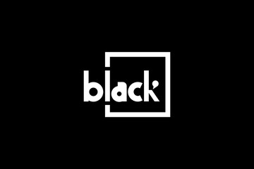 Wordmark Vector Illustrations for Typography Text Font Black logo design inspiration.