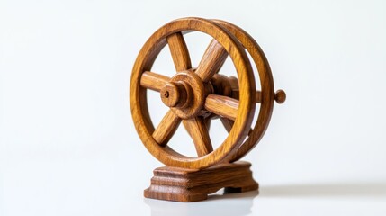 Obraz premium Wooden Decorative Wheel