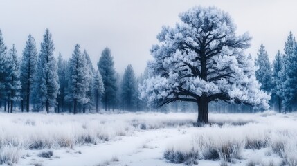 Fototapeta premium Frozen winter wonderland