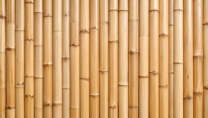 Naklejka premium A sleek bamboo wood surface with a fine grain pattern, ideal for zen, sustainable, or Asian-themed designs.