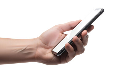 Hand Holding Smartphone Mobile Technology and Connectivity in the Modern Age