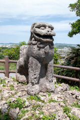 富盛の石彫大獅子