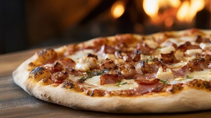 Delicious Pizza Fresh From a Wood-Fired Oven