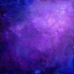 Obraz premium Deep Purple Hues Abstract Painting