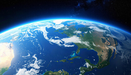 Fototapeta premium spectacular view of Earth from space