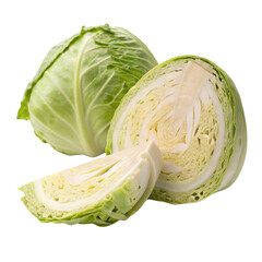cabbage isolated on white background