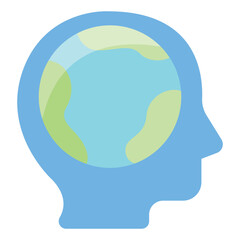 Flat World Environment Day Icon