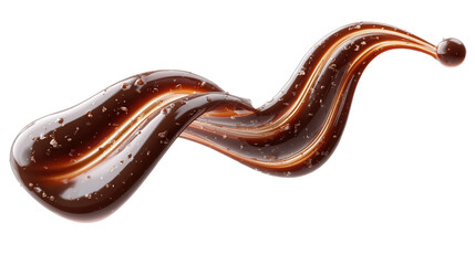 Obraz premium Chocolate Sauce Flowing Art Design
