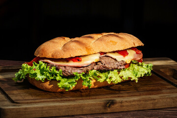 sandwich sanguche de lomo