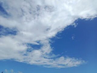 blue sky with clouds