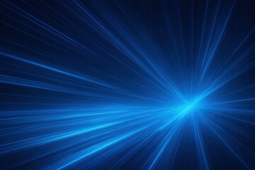 Abstract Background with Digital Light Rays, Stripes, and Blue Light