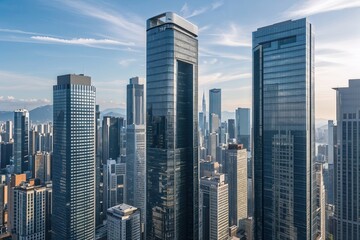 Sleek Corporate High-Rises Transforming the Metropolitan Cityscape