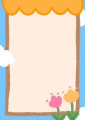 Bulletin board cloud sky illustration picture background