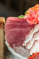 sashimi sushi comida oriental