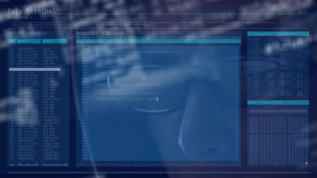 Data terminal overlay appearing and engineer running milisec10