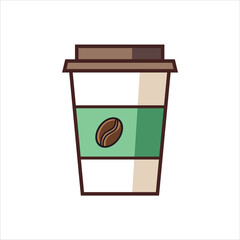 coffee cup icons, cup icon, coffee cup icon vector, illustration