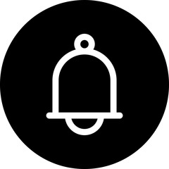 Notification Bell Icon, Bell, Alarm Vector Icon, User Interface, User Experience, Circular Style Isolated Vector Icon. 