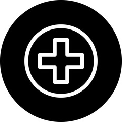 Obraz premium Add Button Vector Circular Isolated Icon, User Interface Icon. 