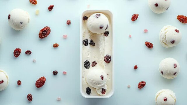 close up of vanilla ice cream and chocolate