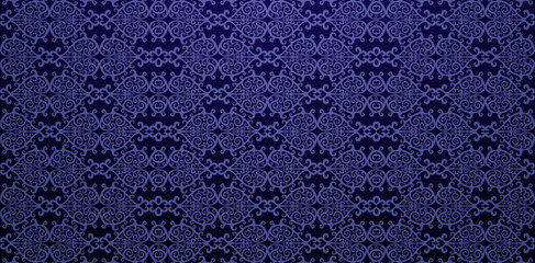 Love swirl ornament pattern with lace ornate dark blue backgrounds for Elegant luxury textured wallpapers, backgrounds and page fill, Fashionable modern textiles material, creative designs tiles base