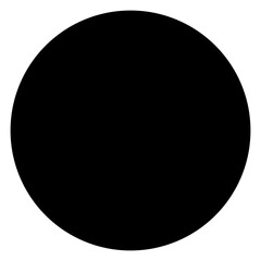 Ellipse Tool shape Icon,  Silhouette Style Isolated Vector Icon.	