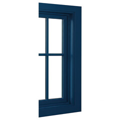 wooden window with a white background