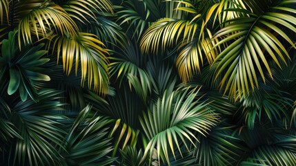 Palms luxury model natural background