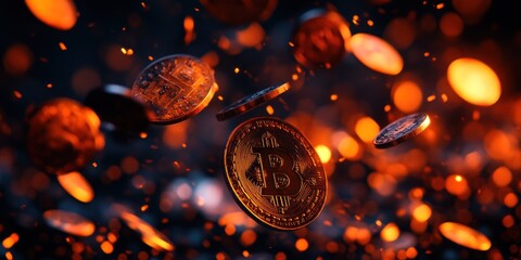 Bitcoin Cryptocurrency Inferno: Digital Gold Rush