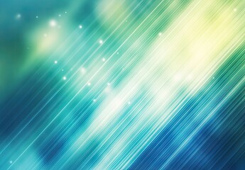 Abstract diagonal lines in teal and yellow, with soft bokeh