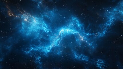 futuristic neural interface visualization with glowing blue synapses and crystalline structures floating in a translucent matrix
