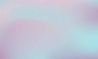 Pastel colored with White Gradient Blurred with Grainy Noise Texture background. Abstract pink, purple, blue, yellow, and teal colorful design.