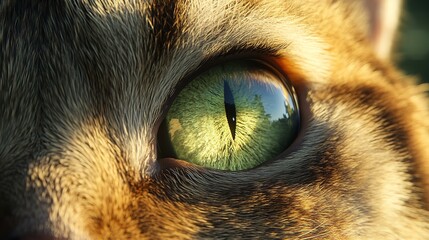 Close-up of a Cat's Eye