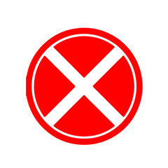 Obraz premium Danger sign, Caution warning signs set, stop sign, stop hand symbol, electric shock hazard warning sign radiation sign symbols