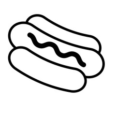 hot dog with mustard sauce