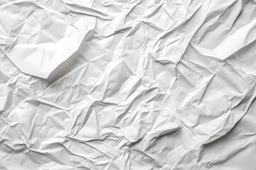 Obraz premium Close-up of crumpled white paper