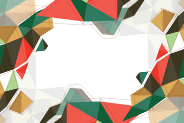 Abstract modern polygonal background.
