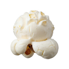 Single popped popcorn kernel