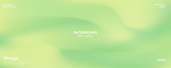 Soft and glowing lemon green gradient background, luxurious pastel color combination, product advertisement, card, poster and website template