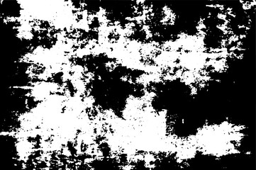 Rough Grunge Texture with Distressed Black and White Abstract Surface Background
