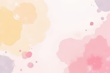 Obraz premium Delicate Watercolor Background with Soft Pastel Colors