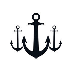 Three Black Anchors © ifin