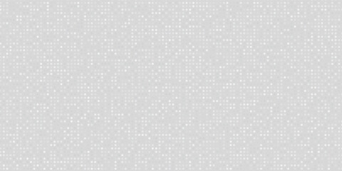 Dot white gray pattern gradient texture background. Abstract technology big data digital background. 3d rendering.