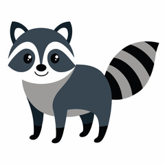 Raccoon vector illustration © MdAsadulIslam