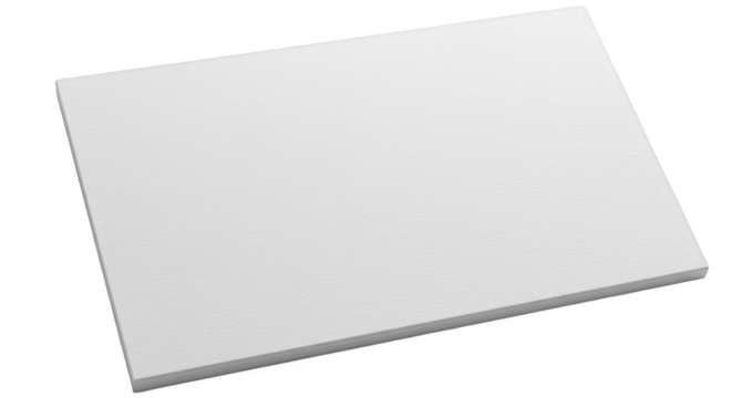 Isolated White Styrofoam Block Background Texture Perspective Illustration