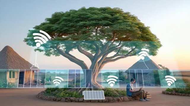 Smart classrooms rural, rural online learning access with technology support, rural online learning access through inclusive tools, rural online learning access empowering students worldwide