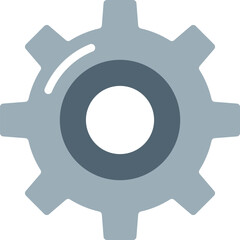 Gear mechanism spare part vector illustration