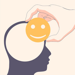 Empathy and emotional feeling support with understanding about other people problem situations person concept. Help in relationship crisis with psychological therapy. Behavior correction metaphor