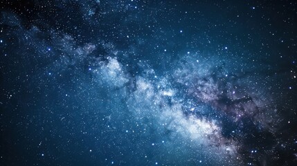 Vast expanse of the Milky Way galaxy.  Stars, nebulae,  dark space